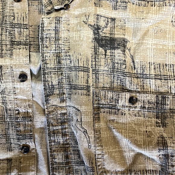 Vintage arc reworks deer button up - Picture 2 of 4